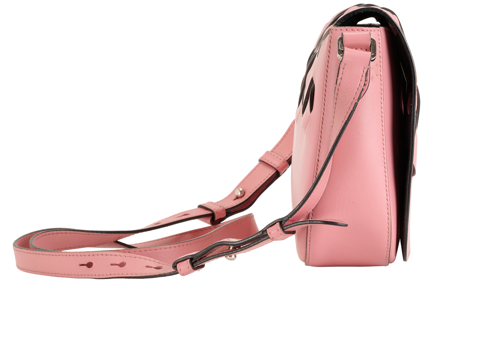 Tress Crossbody, &pound;550, Handbags, Pink, Leather, Side view